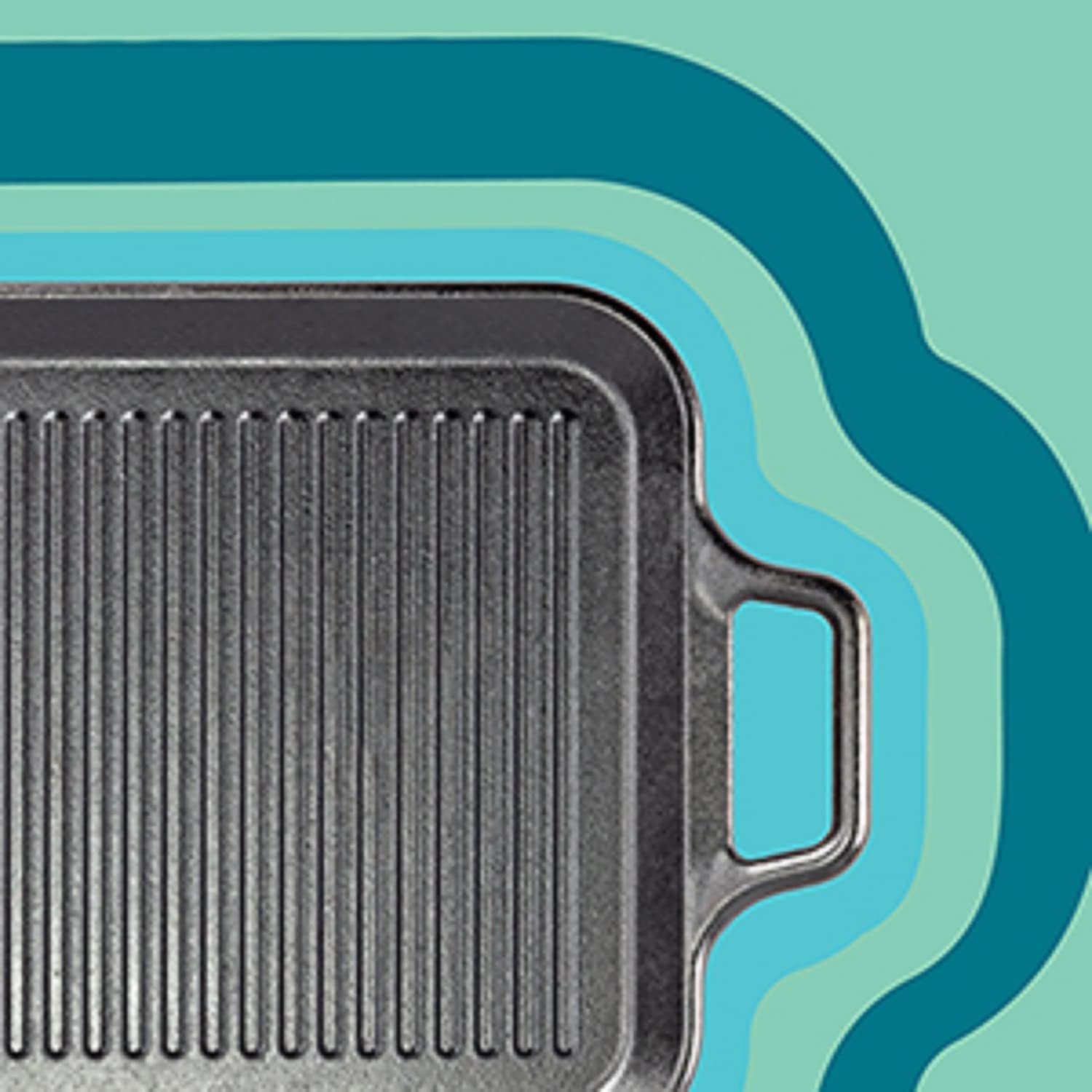 Lodge BOLD - Sartén de hierro fundido sazonado de 12 pulgadas con asas de bucle, utensilios de cocina de diseño