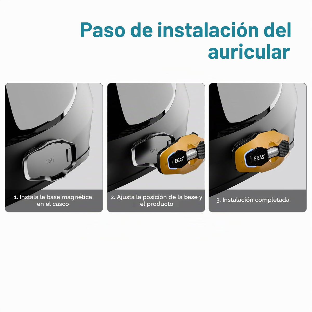Casco de Motocicleta iSunergy X10 Bluetooth Negro con Intercomunicador y Reducción de Ruido Doble para Hombre
