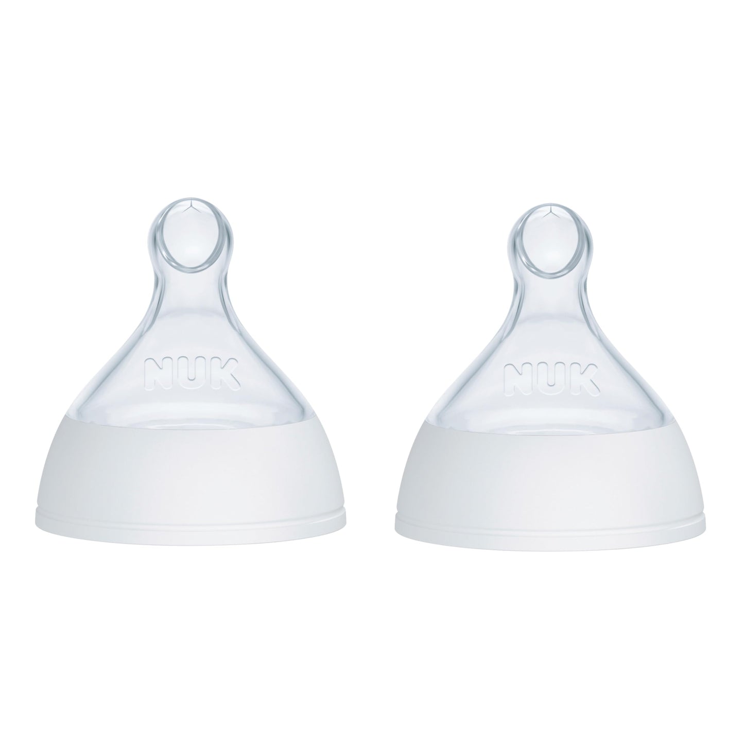 NUK Smooth Flow Pro - Pezones de repuesto para biberones de silicona, anticólicos, a prueba de fugas, paquete de 2