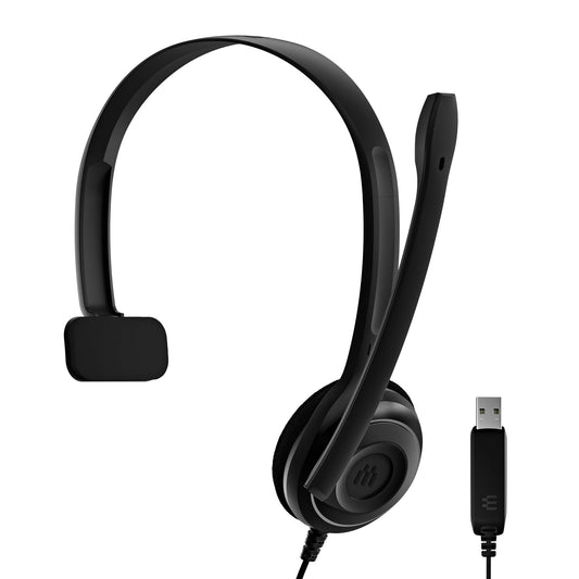 Auriculares Mono USB Sennheiser PC 7 para PC y MAC