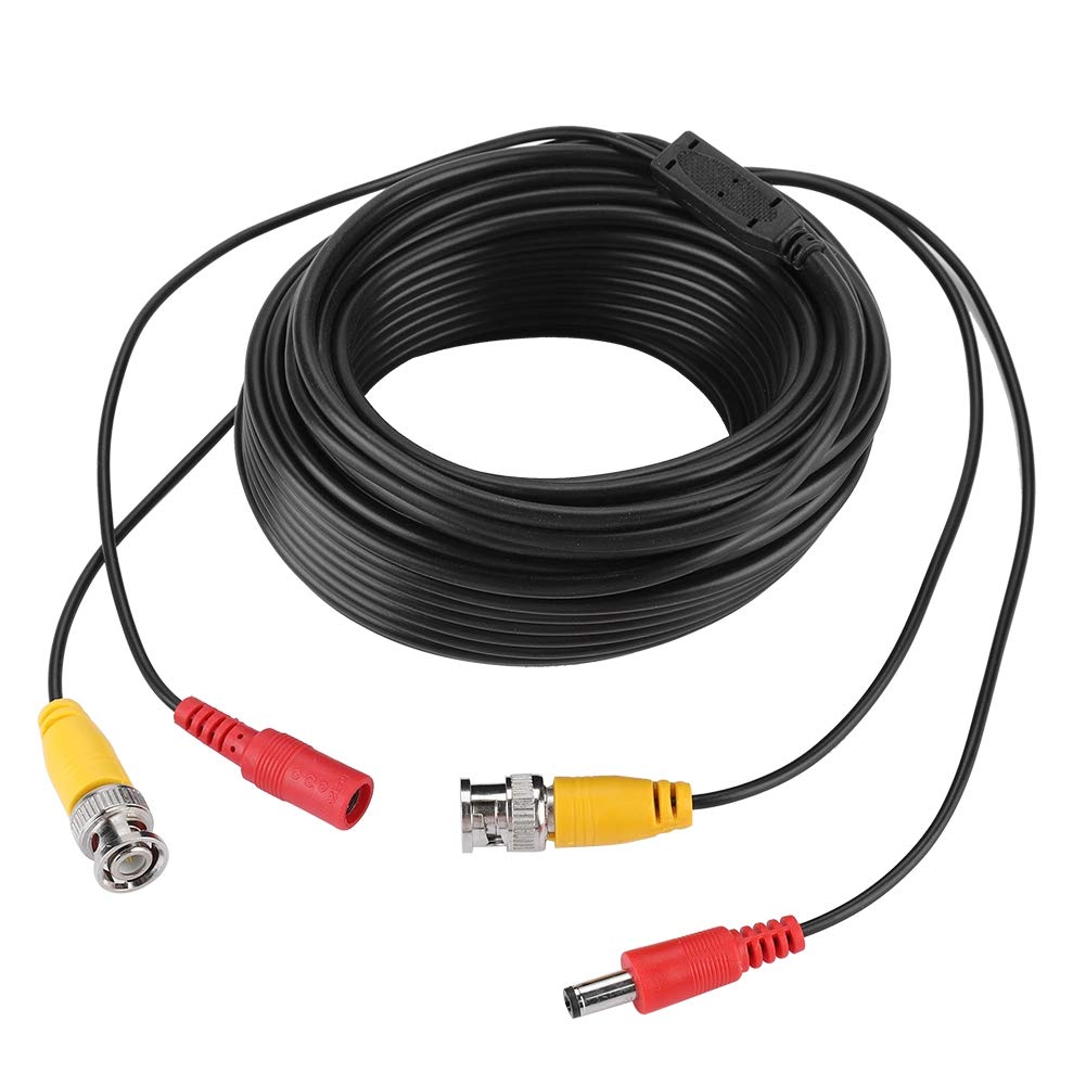 Cable de Alimentación de Video BNC, para de Monitoreo de Cámaras de Vigilancia Por CCTV DVR, Cables Bnc Todo en, Conector de 2.1mm DC (5m, 10m, 15m, 20m)(20m)