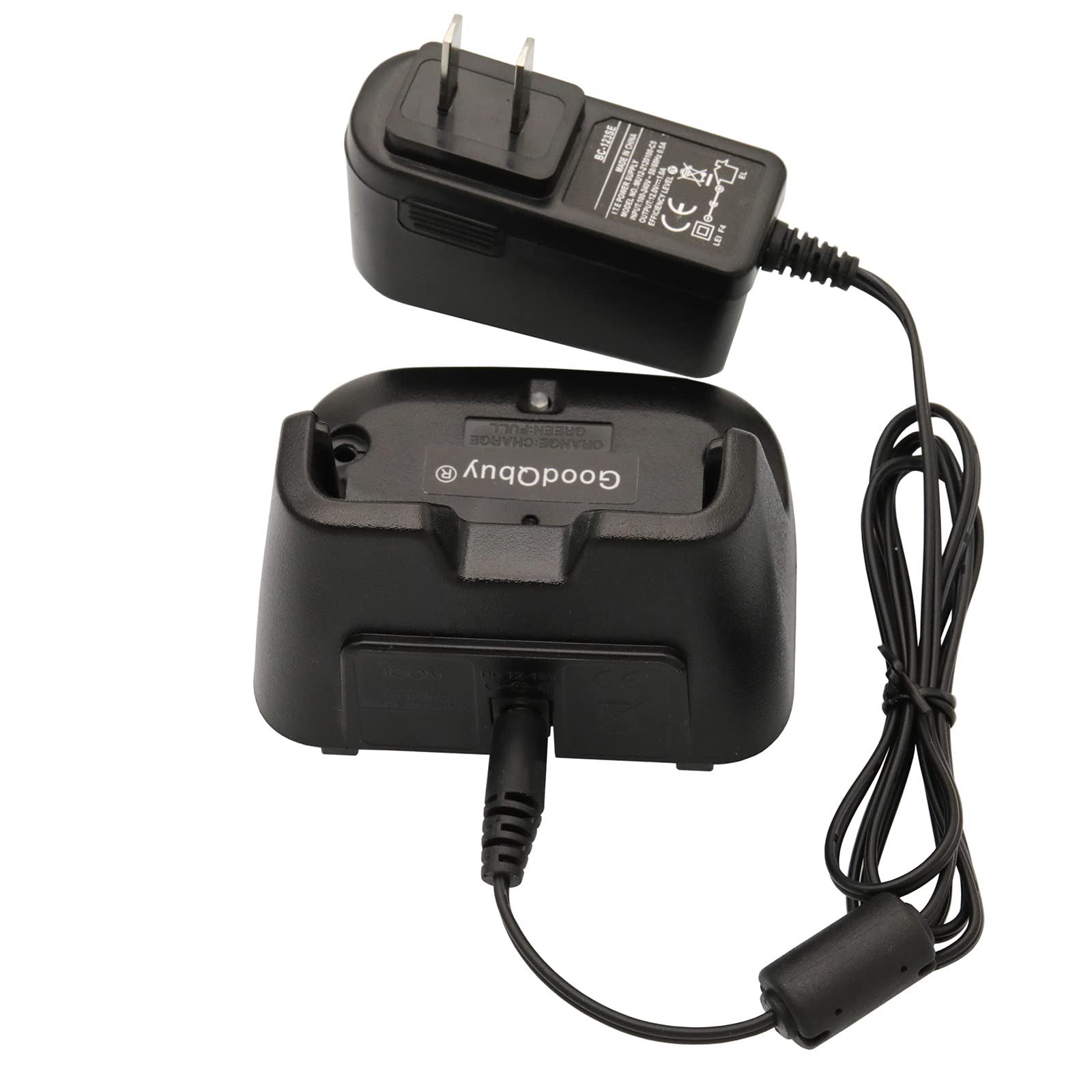 GoodQbuy¨ Smart Battery Charger BC-192 for Icom Walkie Talkie F3001 F4001 F3101D F4104D F3002 F4002 F3003 F4003 IC-F27SR BP264 Battery