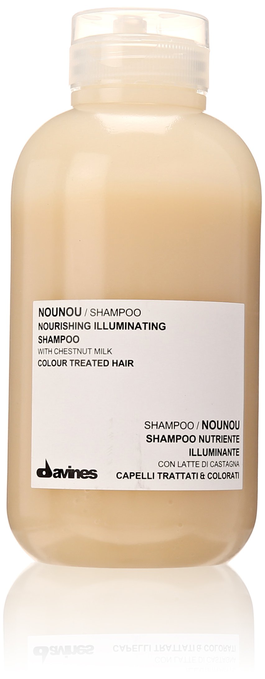 Davines NOUNOU Nourishing Illuminating Shampoo For Color-Treated Hair for Unisex Shampoo 8.45 oz