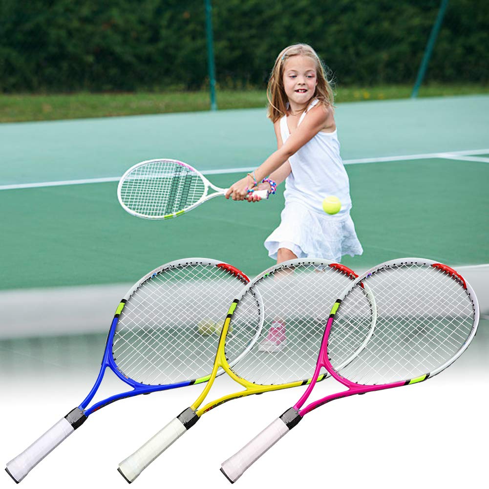 Raqueta de Tenis TOPINCN Super Ligera Junior para Niños con Bolsa de Transporte