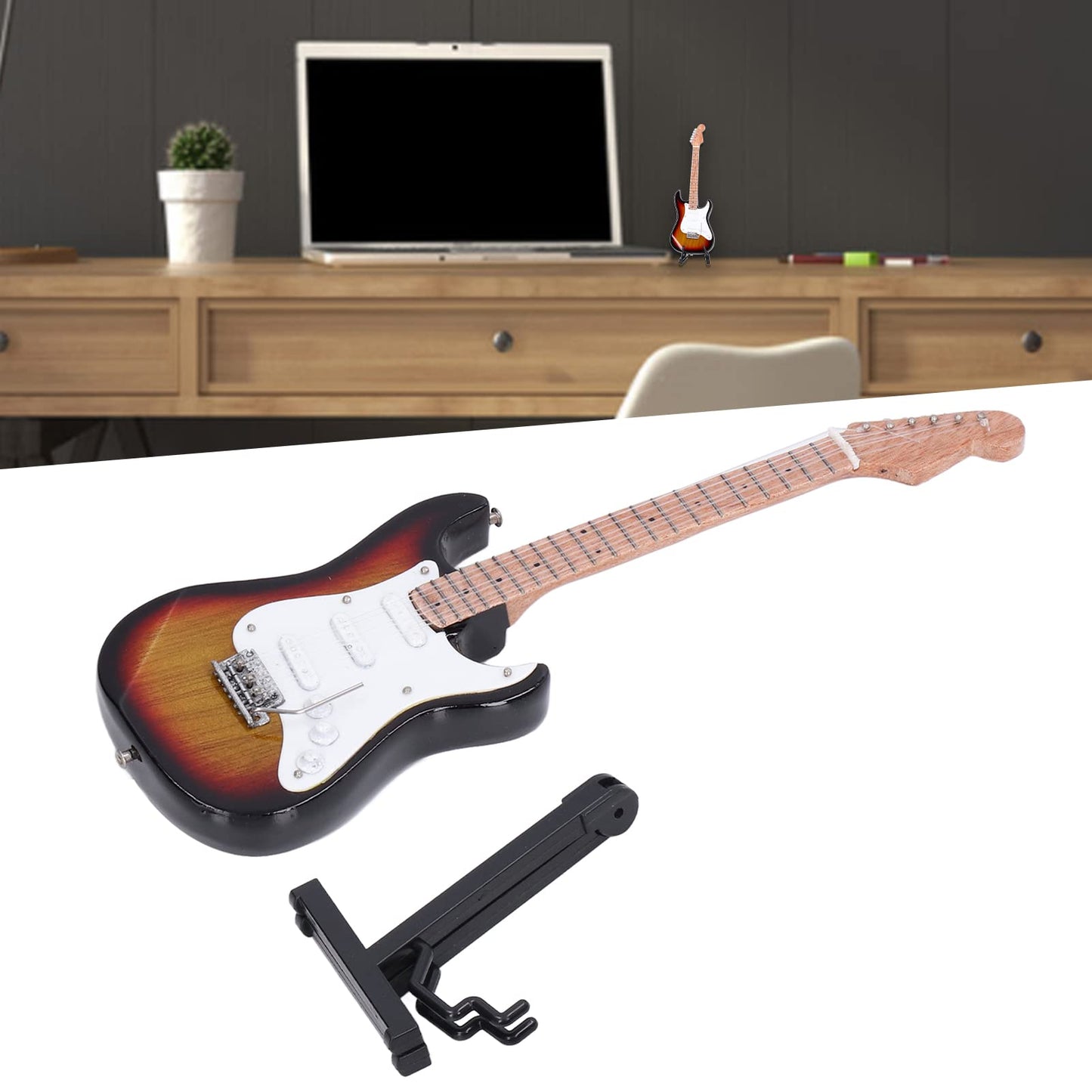 Guitarra Clasica, Guitarra Para Niños, Guitarra 18cm De Longitud Hecho A Mano Detalles Exquisitos Mini Modelo Mini Bajo Adorno De Bajo Guitarra Juguete Guitarra De Juguete Para Niño