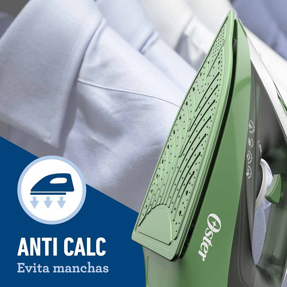 Plancha de Vapor Oster Verde con Suela Antiadhesiva Unitalla