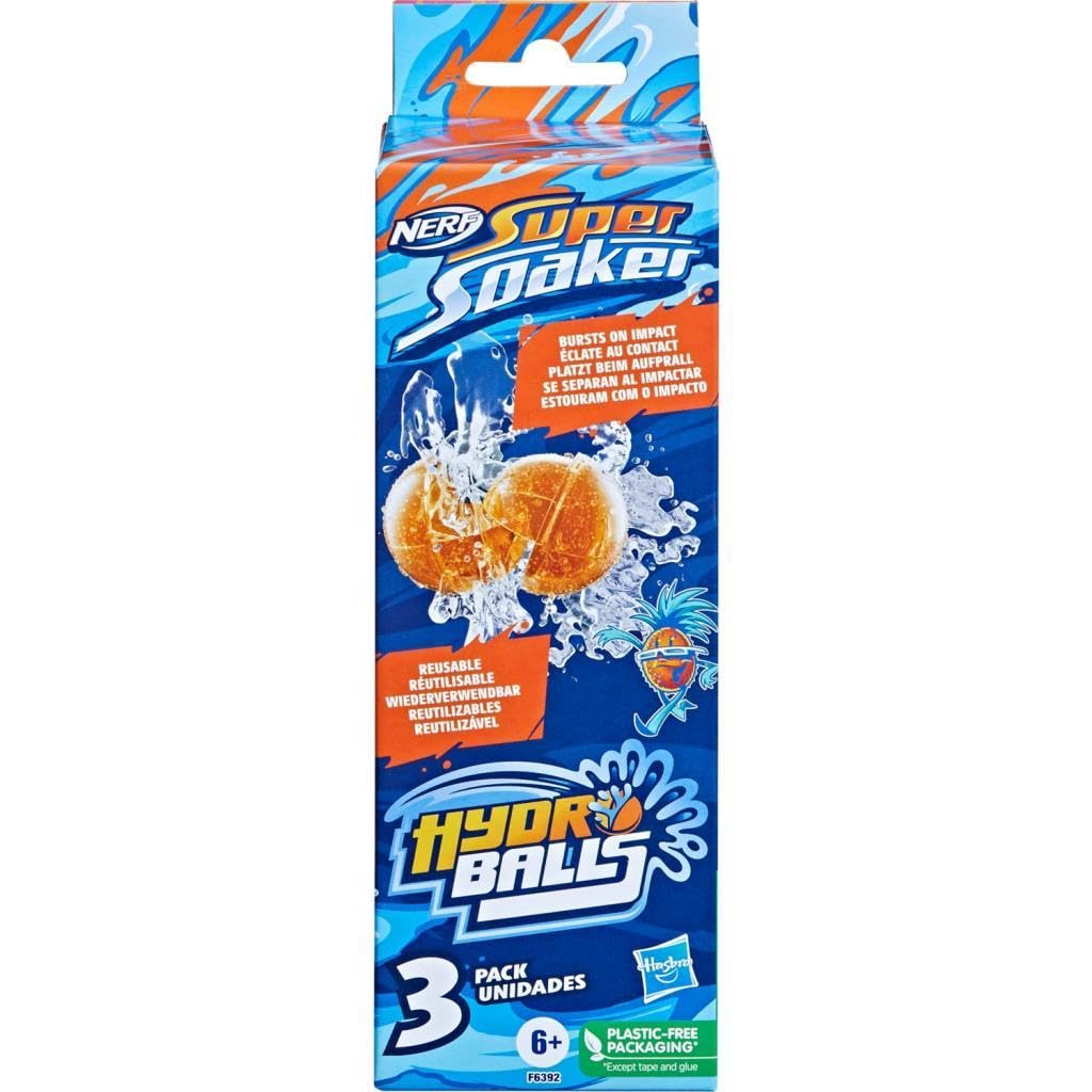 Juguete Nerf Super Soaker Hydro Balls Azules Recarga Rápida para Niños