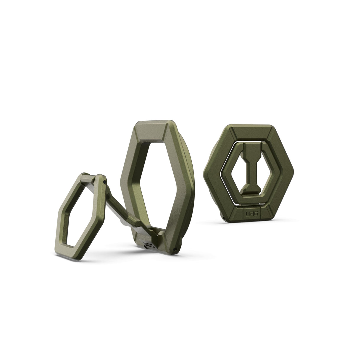 Soporte Magnético Urban Armor Gear Negro Compatible con MagSafe con Anillo Metálico Extraíble y Rotación de 360°