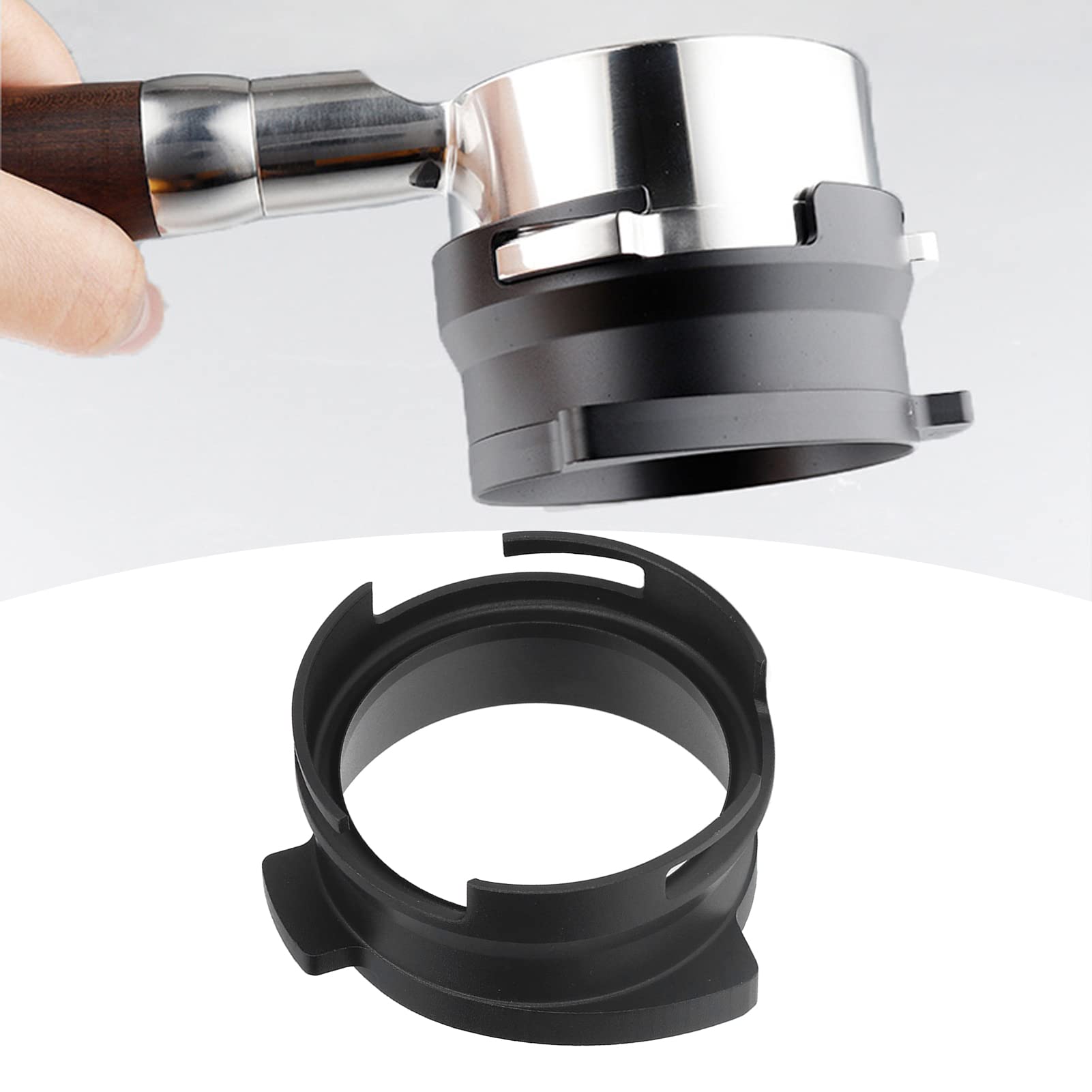 Anillo Dosificador Tgoon Negro para Cafetera Espresso 54mm Serie 8