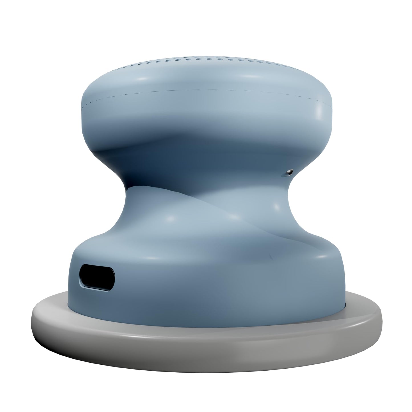 Cellhelmet Bar Audio Mini Mag Altavoz inalámbrico magnético compacto con audio potente, resistencia al agua IPX5, batería de 6 horas y montaje compatible con MagSafe en gris pizarrón y azul brillante