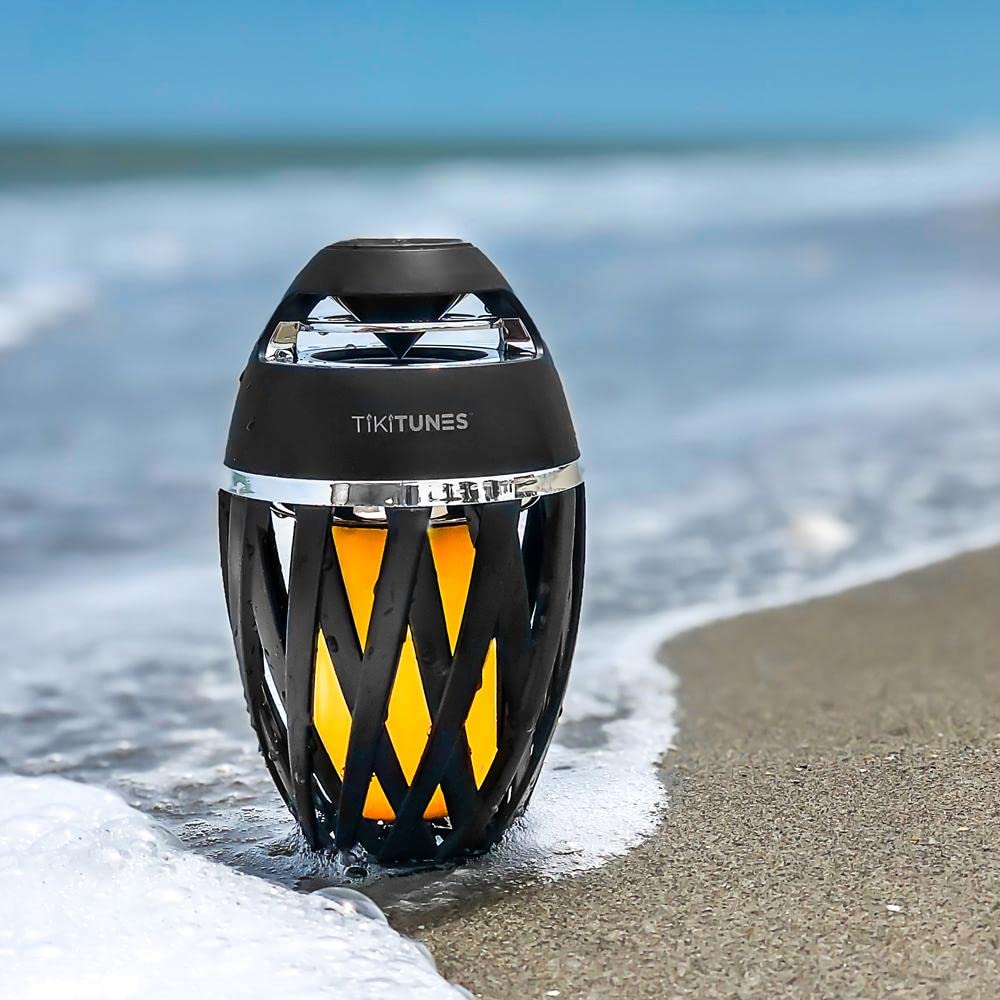 Altavoces Bluetooth Exteriores Tiki Tunes Negro Set de 2