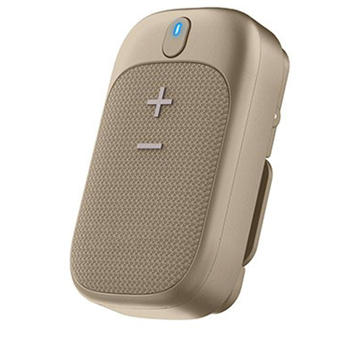 Altavoz Bluetooth Portátil BYDGUMEI Beige Claro con Clip Impermeable y Micrófono Incorporado