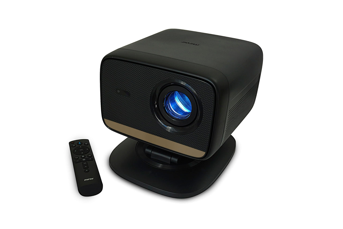 Miroir L810S Pro Smart 1080p Proyector portátil - Transmisión de TV Android, enfoque automático, altavoces duales de 10 W, HDMI/USB-C, Wi-Fi/Bluetooth, visualización de 200 pulgadas, cine en casa y