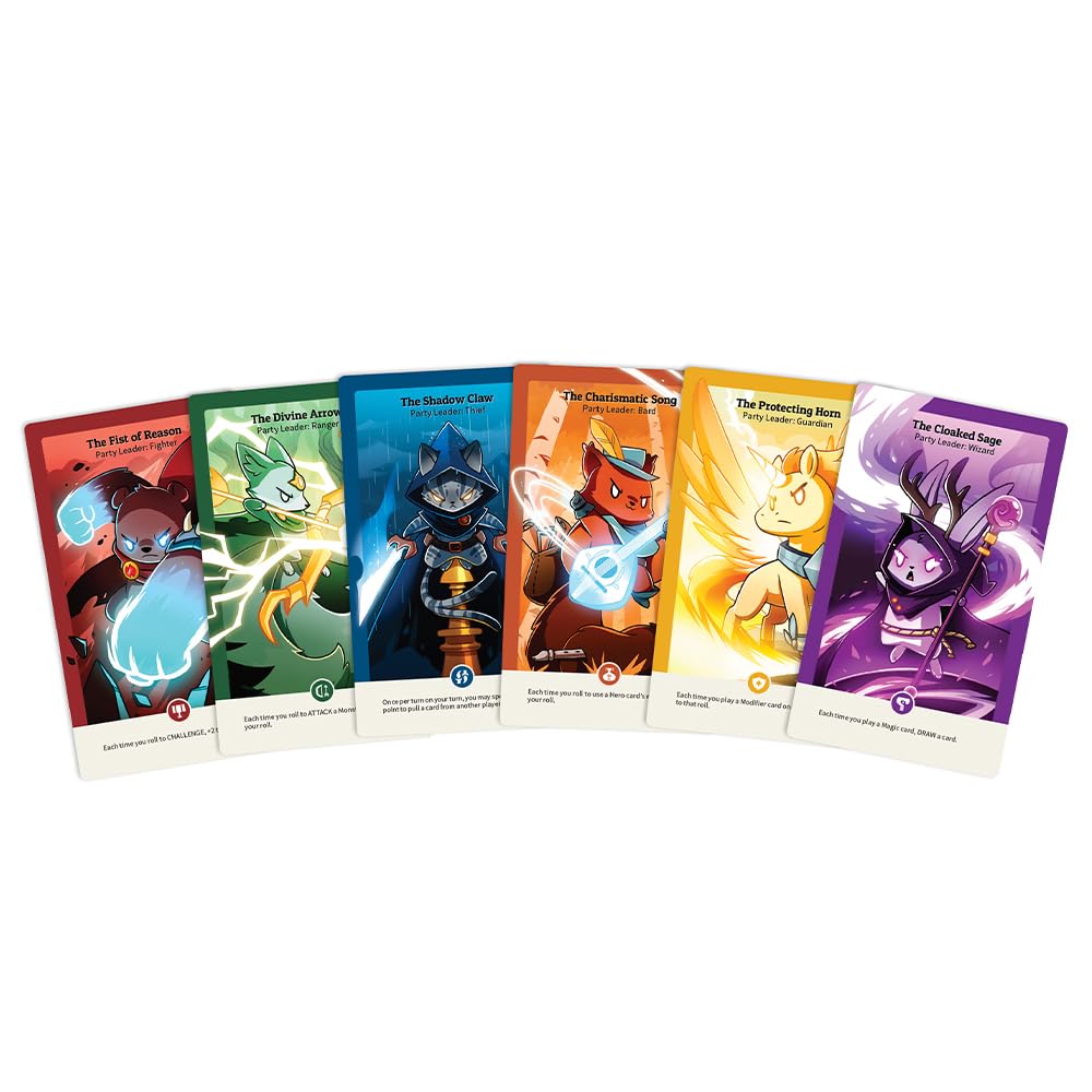 TeeTurtle Juego Base Here to Slay - de los Creadores de Unstable Unicorns - Un Juego de Cartas estratégico para Adolescentes y Adultos
