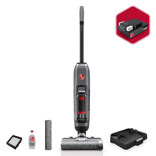 Hoover ONEPWR Streamline - Máquina limpiadora de Suelos Duros inalámbrica, máquina portátil de Limpieza de Pisos, Sistema de autolimpieza, Modo de Lavado y seco, Ideal para Madera Dura, Vinilo de