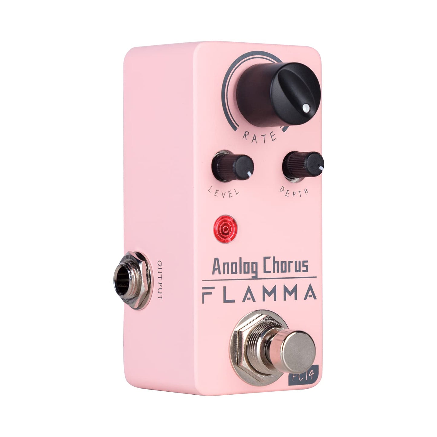 Pedal de Efectos de Guitarra Flamma FC14 Analógico Portátil Durable Carcasa de Metal