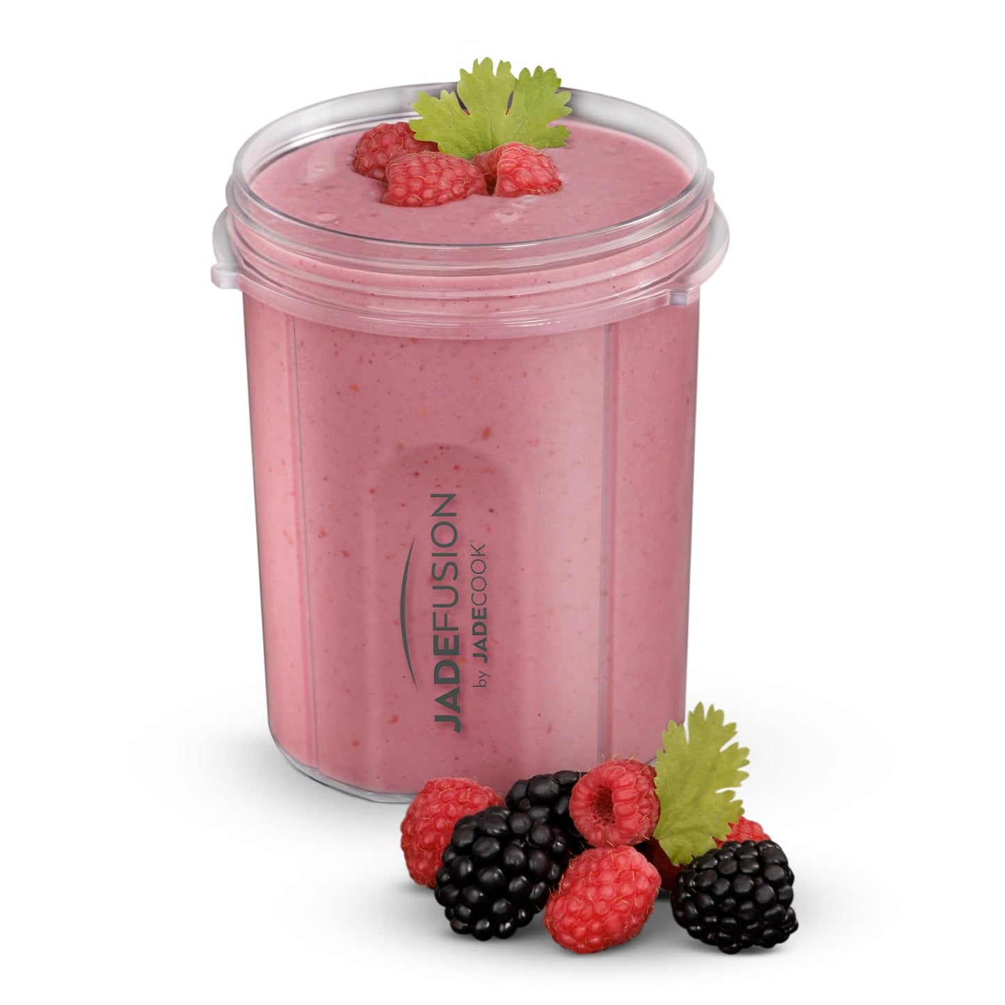 JADECOOK Procesador de Alimentos JADE FUSION Licuadora 8 Piezas Vaso de Vidrio 1.8 Litros 1500 Watts Tritura Bate Mezcla Cuchillas de Acero Inoxidable 2 Vasos Libres de BPA Smoothies Batidos Frappe