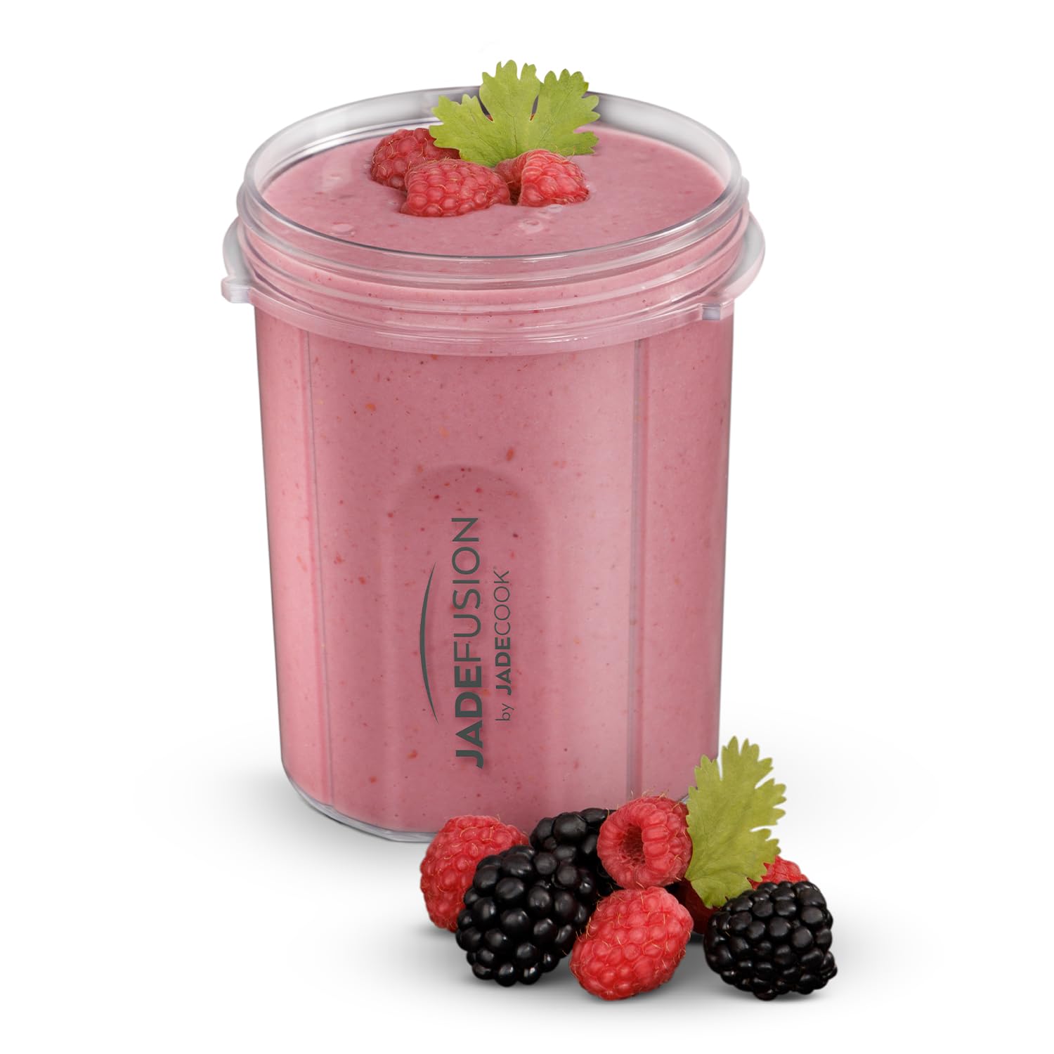 JADECOOK Procesador de Alimentos JADE FUSION Licuadora 8 Piezas Vaso de Vidrio 1.8 Litros 1500 Watts Tritura Bate Mezcla Cuchillas de Acero Inoxidable 2 Vasos Libres de BPA Smoothies Batidos Frappe