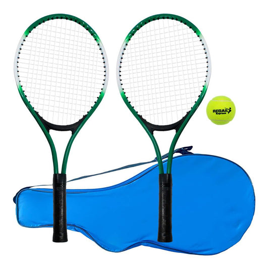 LINAHEALTH | Juego de Tenis, 2 Raquetas Multi filamentos 1 Pelota de Tenis