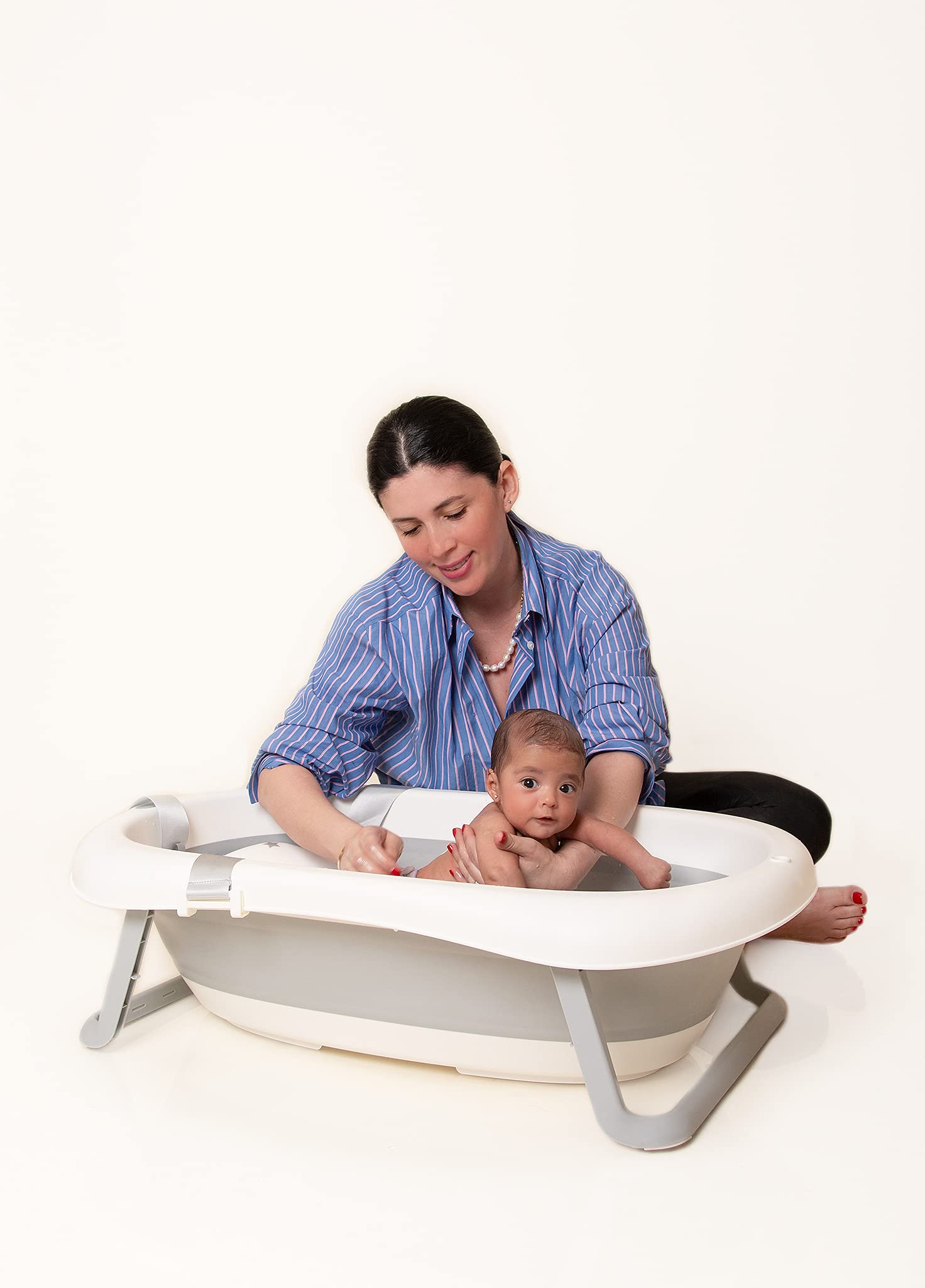 Bañera Plegable Tubbies TUBB103 Tina Rosa 2go para Bebé Pequeña