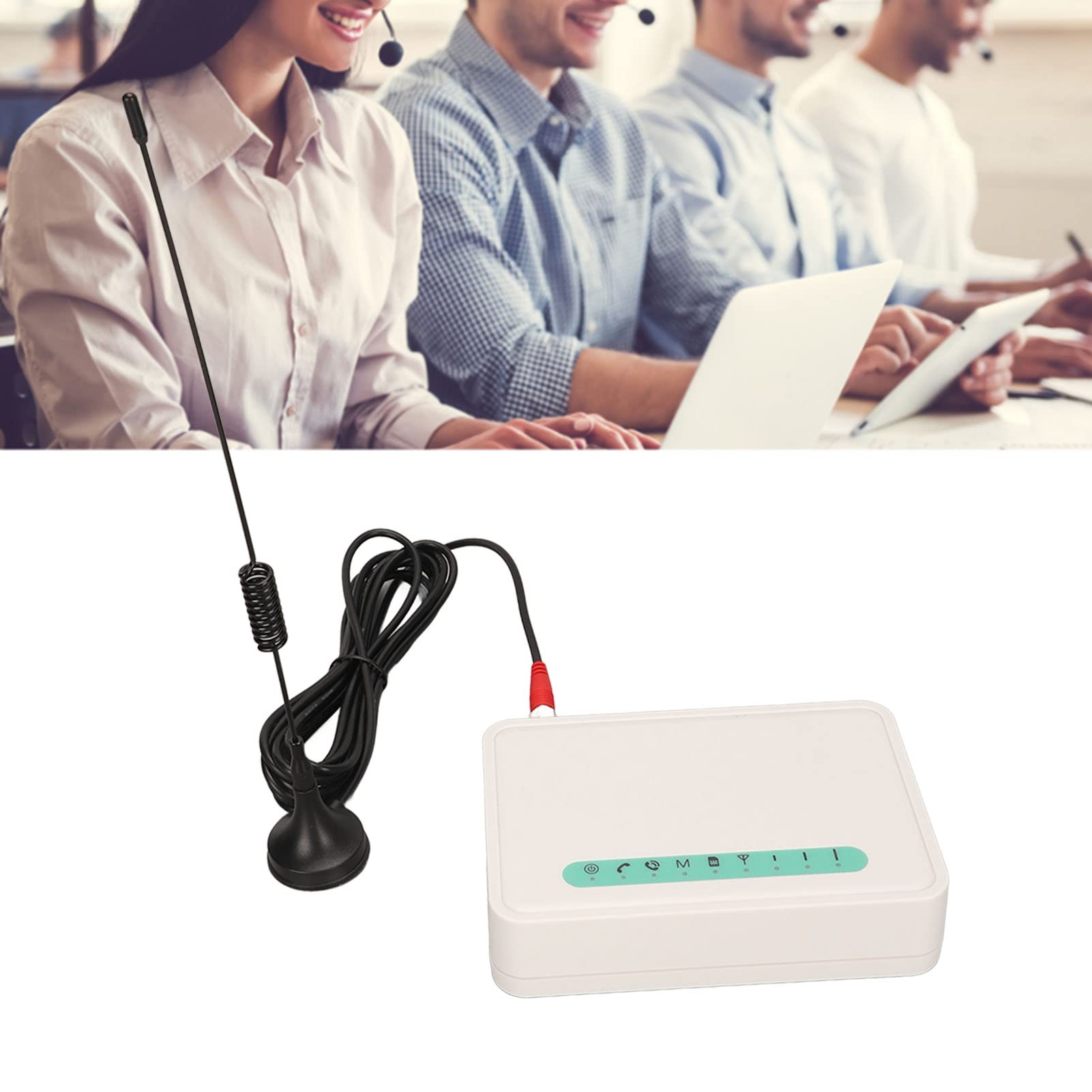 gernie Terminal Inalámbrico Fijo gsm, Tarjeta SIM gsm de Banda Cuádruple, Línea Telefónica, Marcador de Identificación de Llamadas de Escritorio gsm 850/900/1800/1900 MHz en Todo el