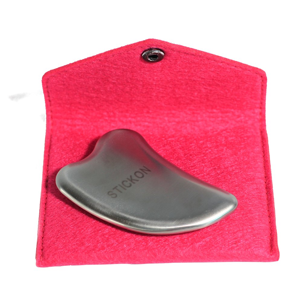IASTM Tools - Herramienta de masaje para espátula, acero inoxidable, diseño de utensilios para reducir el dolor de cuello, hombro, espalda y músculos, Heart Shape