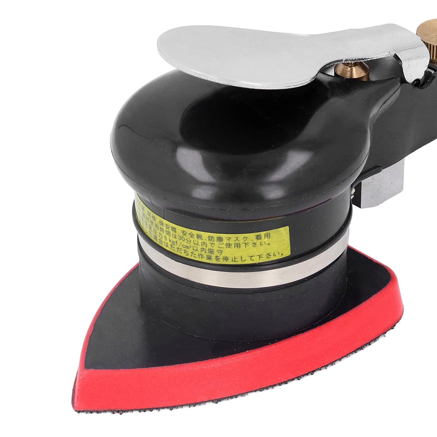 Lijadora de Aire Orbital Aleatoria, Amoladora Neumática Triangular, Mini Pulidora de Mano, Lijadoras Neumáticas de Palma para Madera, Compuestos, Metal, Trabajos de Carrocería