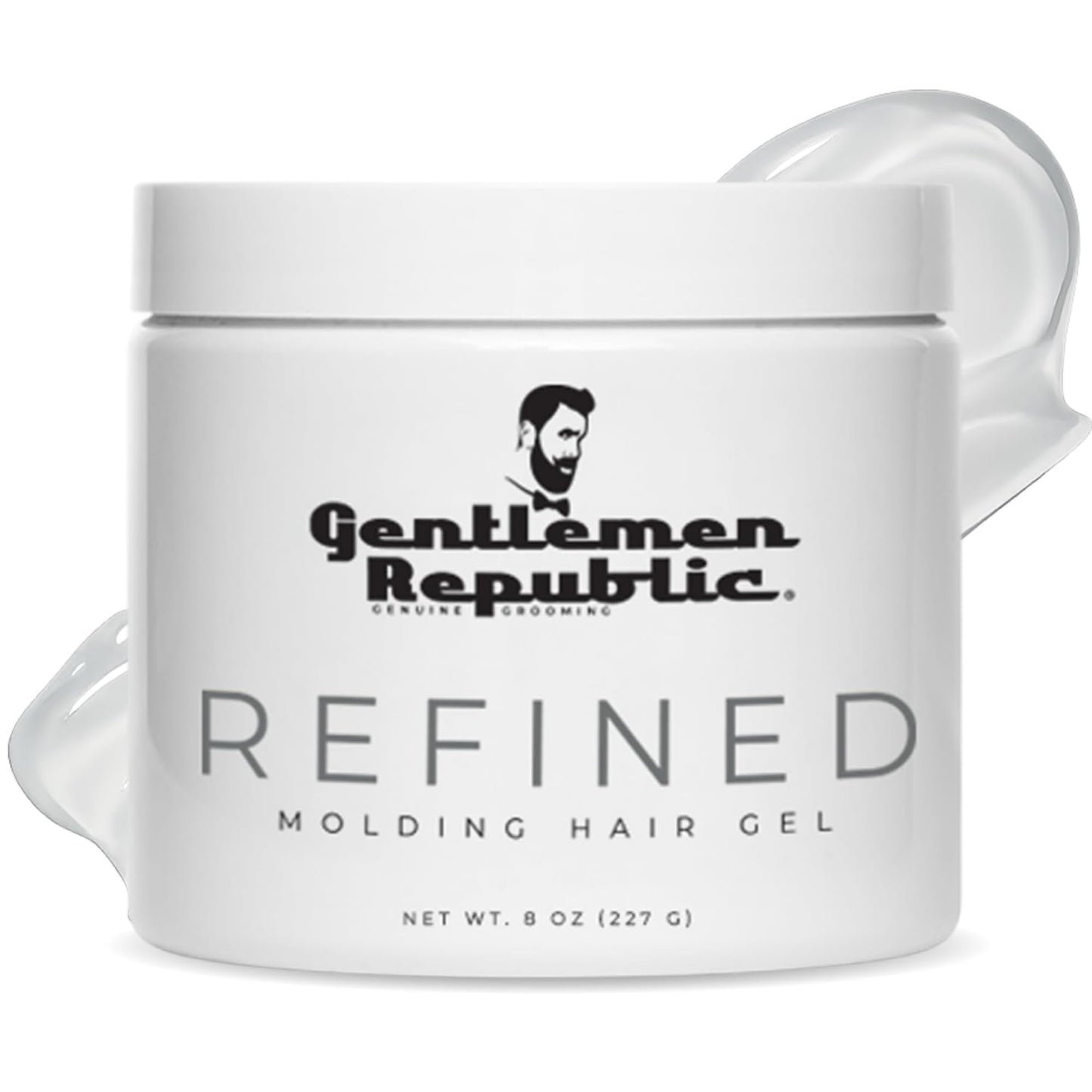 Gentlemen Republic Gentlemen Republic Refined Gel - Hard Hold and Hard Shine Men 8 Oz