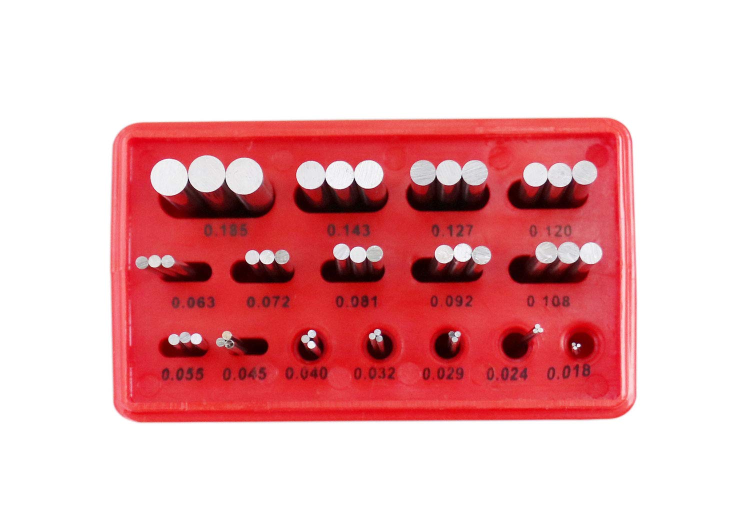 Juego de Cables de Medición de Roscas métricas y estadounidenses Accusize Industrial Tools Eg06-1002