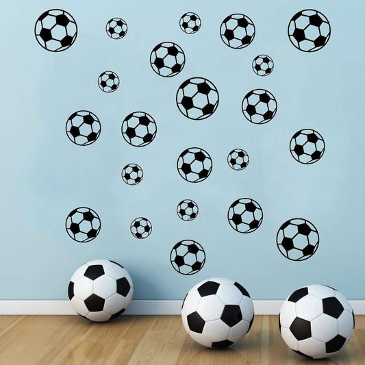 Pegatinas de Fútbol SITAKE 43 Piezas para Decoración de Habitaciones de Niños
