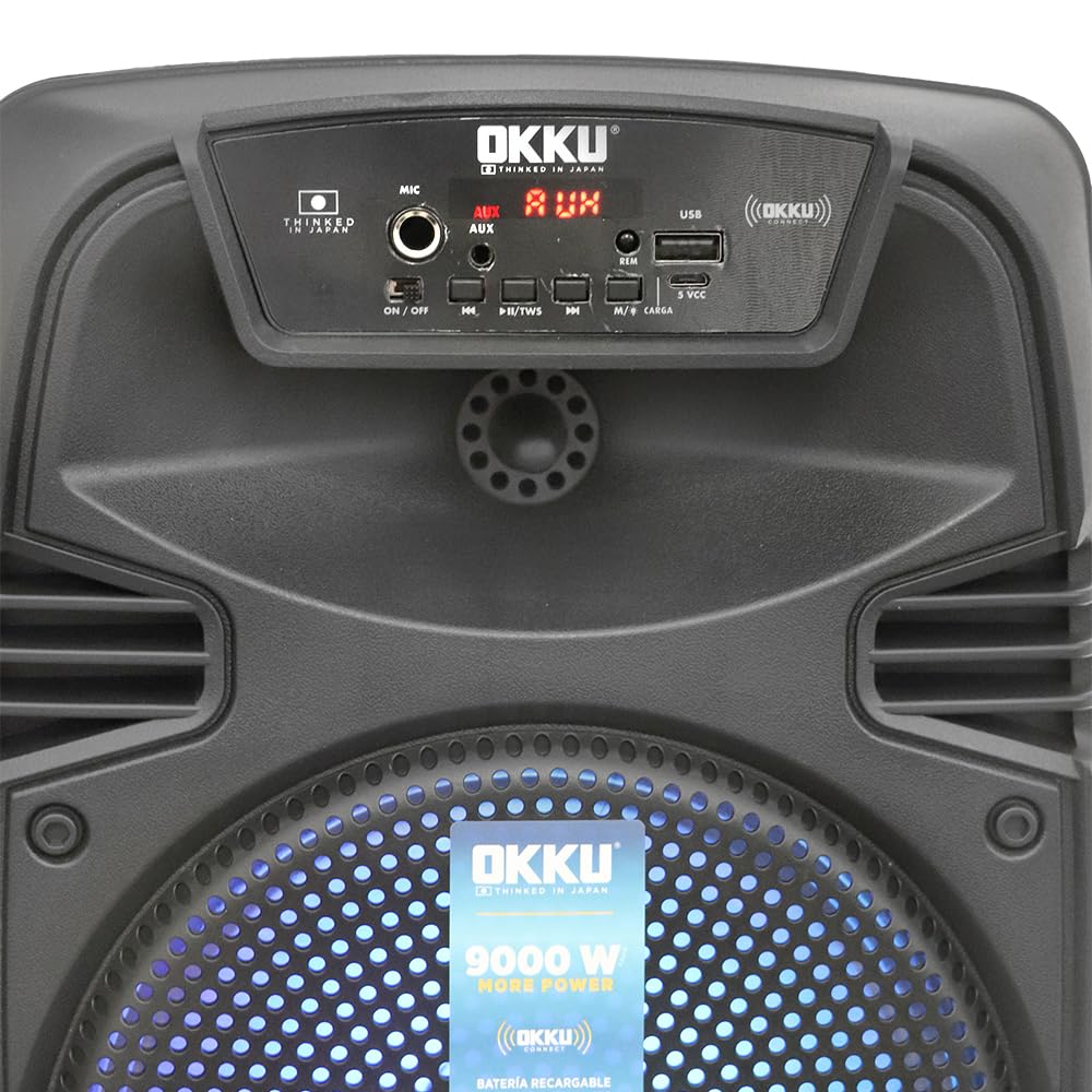 FUSSION ACUSTIC Bafle Recargable 8" BAF8002 Bluetooth