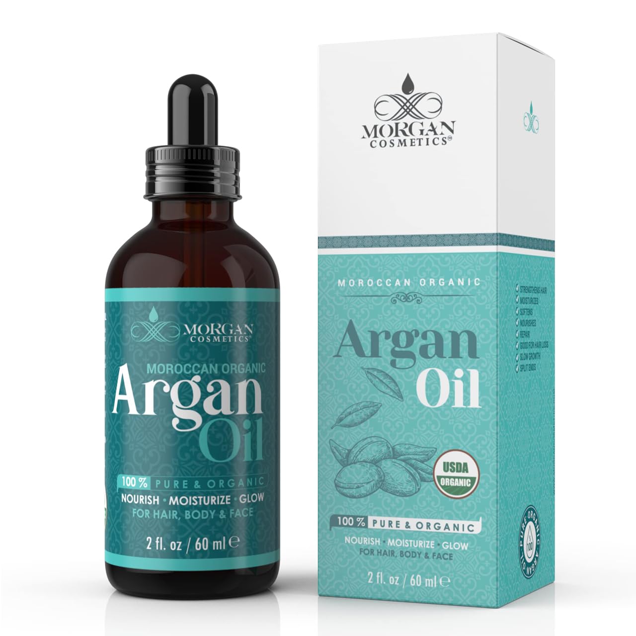 Tratamiento Orgánico Premium de Aceite de Argán Certificado para Piel y Cabello