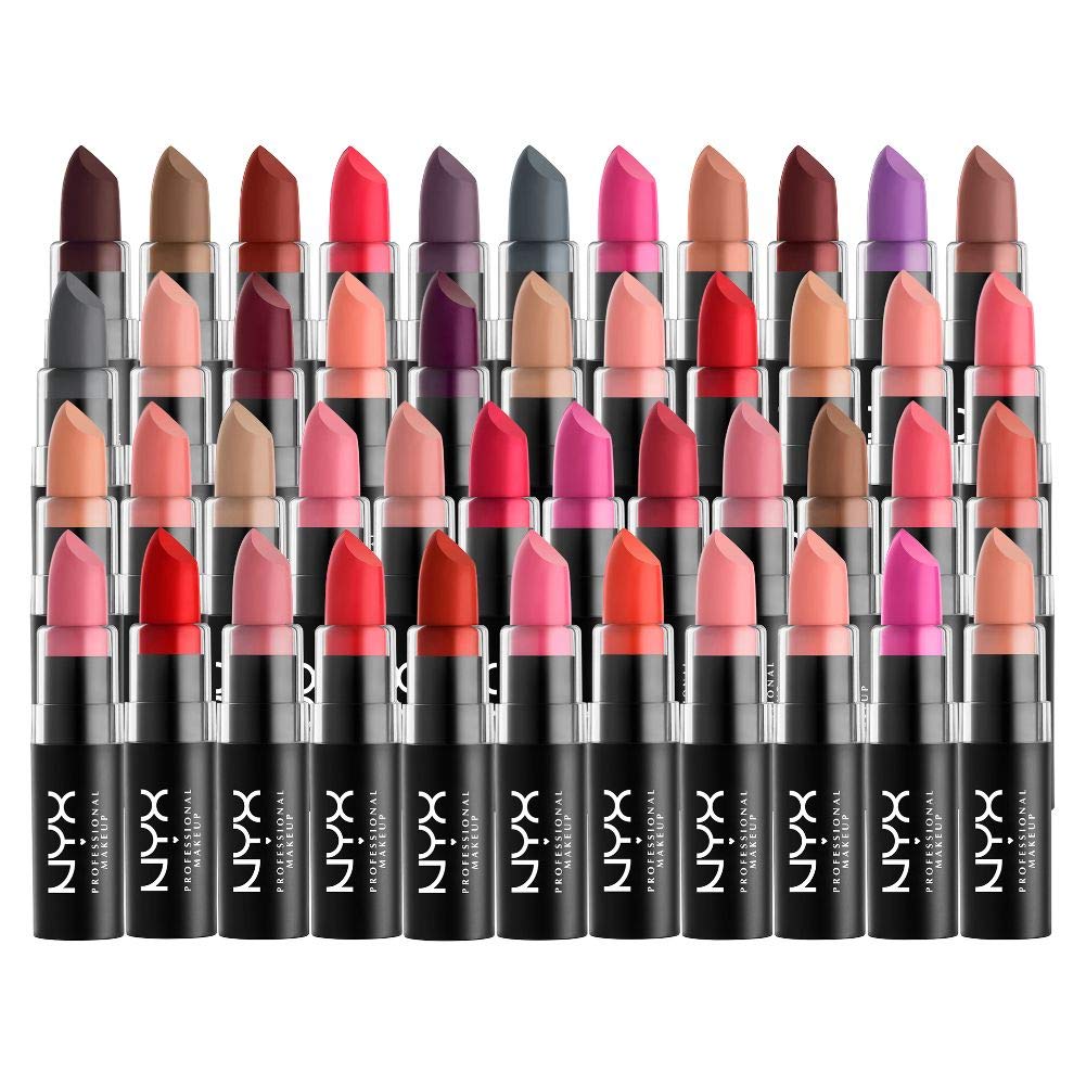 Labial en barra, Matte Lipstick, Nyx Professional Makeup ,Tono Sweet Pink ,4.5g