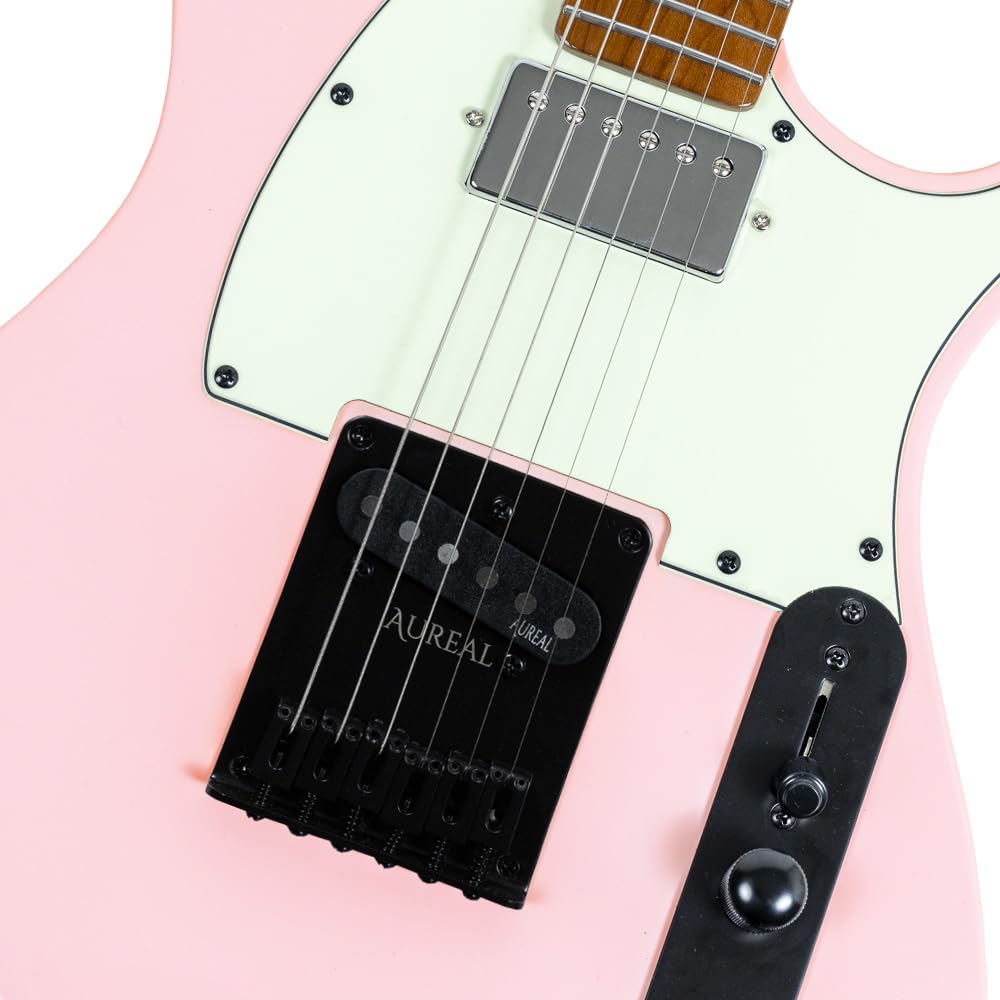 Guitarra Eléctrica Aureal Jom-te Pk Alta Calidad, Gloss