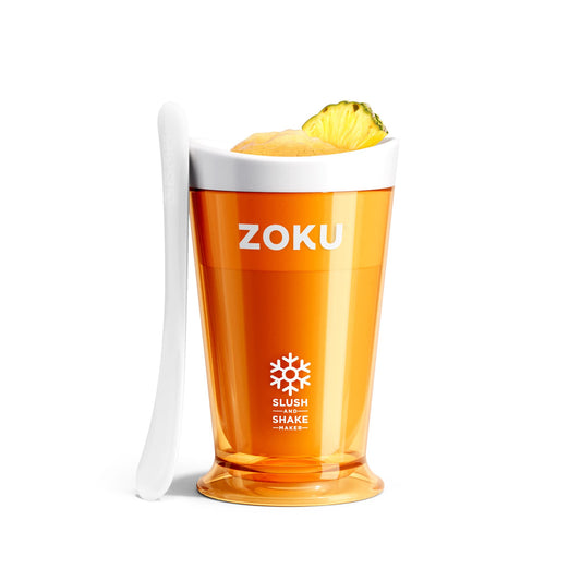 Vaso para Batidos y Nieves Zoku Anaranjado