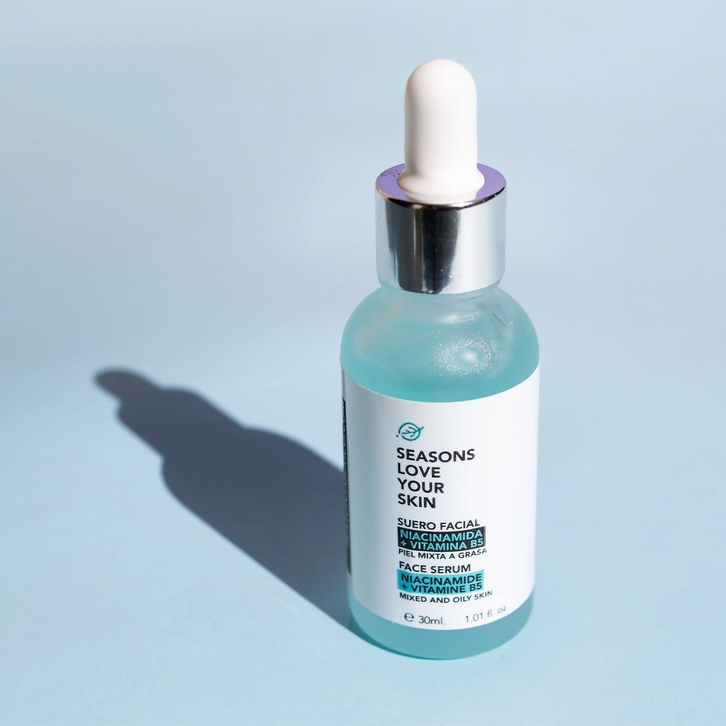 Seasons Love Your Skin Serum Facial Niacinamida + Vitamina B5 30ml, Control de Acné, Para piel mixta a grasa