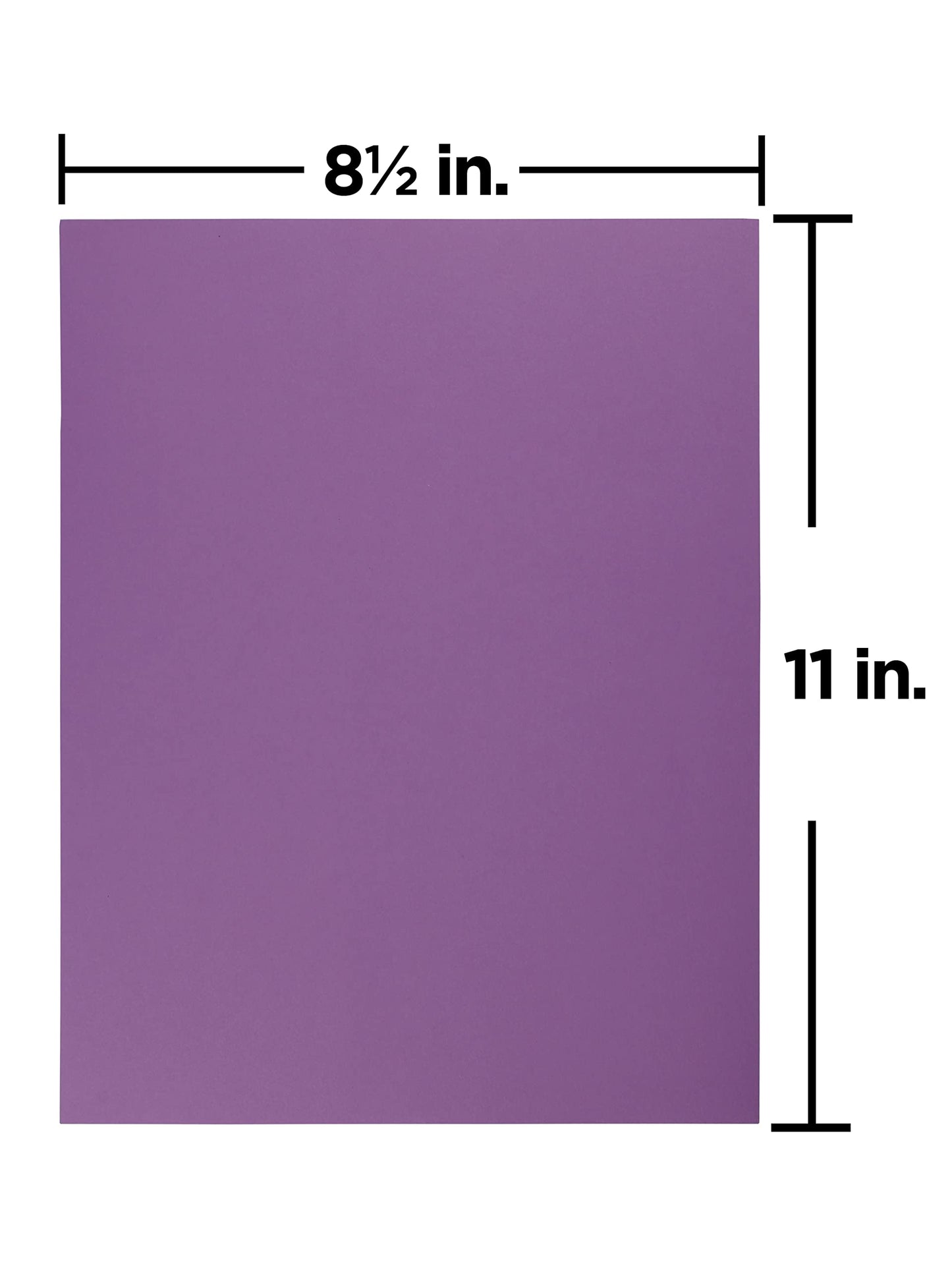 JAM PAPER Papel de color de 25 libras, 90 g/m², 8,5 x 11 pulgadas, color violeta reciclado, 100 hojas por paquete