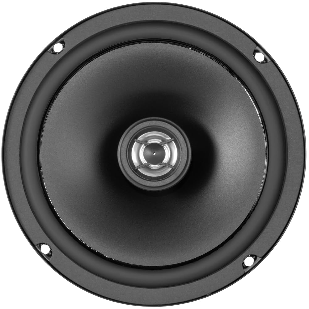 Altavoces Coaxiales NVX ESP65 de 6.5 Pulgadas Negro con Tweeters de Cúpula PEI