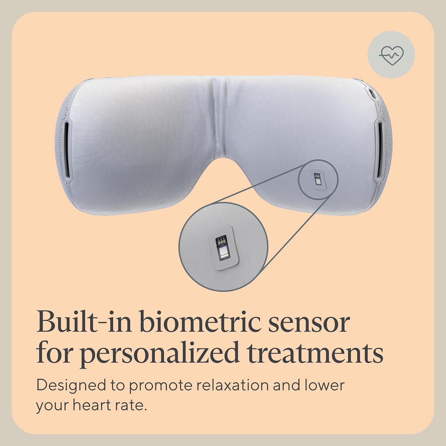 SmartGoggles by Therabody, dispositivo de masaje facial portátil, anteojos de vibración habilitados para Bluetooth, 3 modos personalizados para el bienestar corporal, incluyendo SmartRelax con tecnología SmartSense