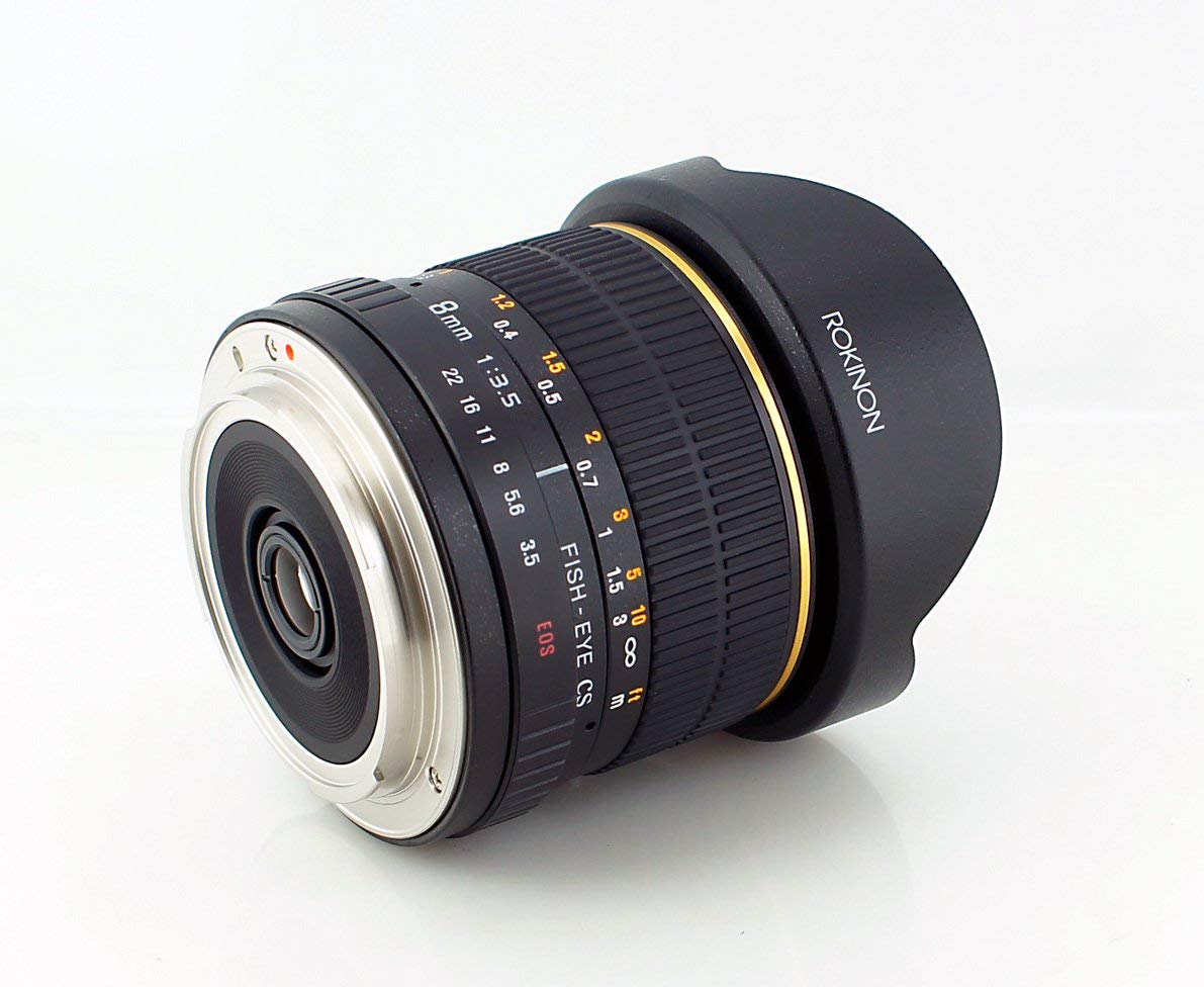Rokinon FE8M-N 8mm F3.5 Fisheye Lens for Nikon (Black)