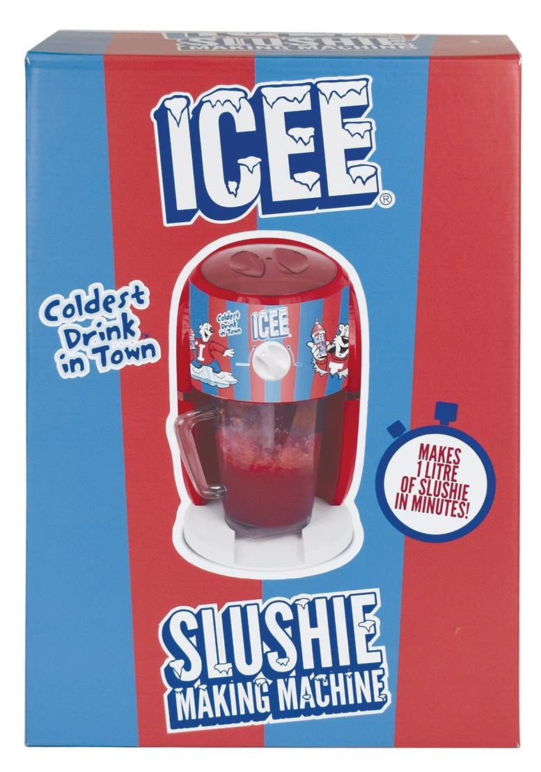 iscream ICEE - Máquina de Hielo Afeitado en Casa, Tamaño Encimera, Color Rojo Clásico