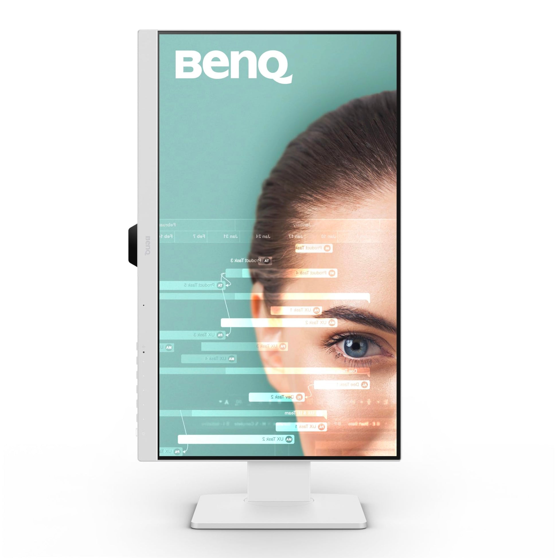 Monitor BenQ 23.8 Pulgadas USB-C FHD IPS 100Hz Ergonómico Ajustable con Cuidado de la Vista
