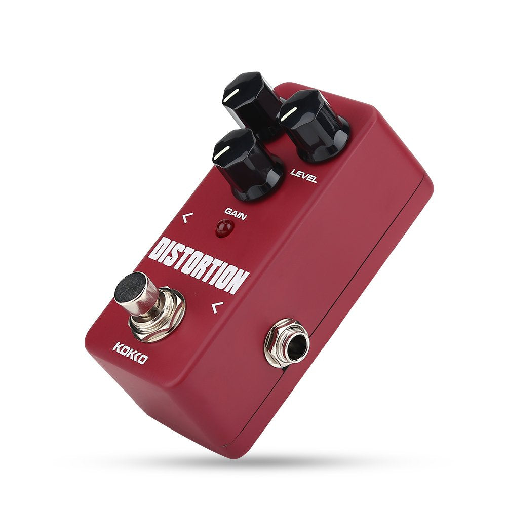 Pedal Para Guitarra KOKKO FDS-2 Aleación Aluminio Distorsión Mini 6,35 Mm Jack