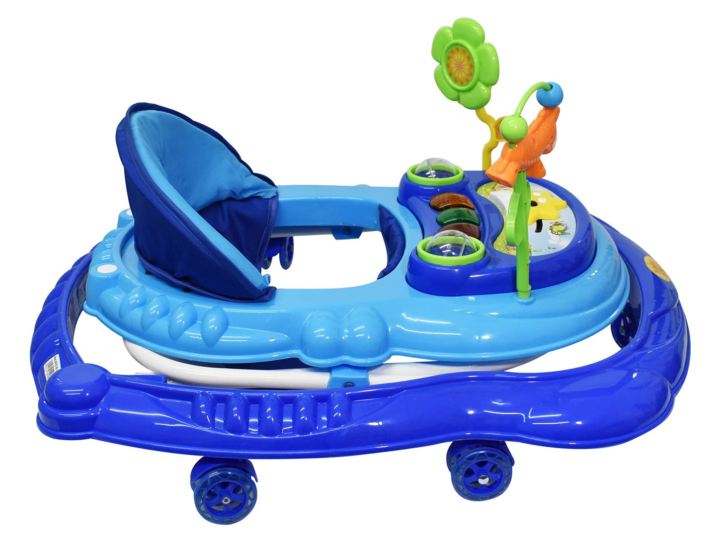 Infanti Andadera con charola electrónica BW03, BLU, paquete de 1 count
