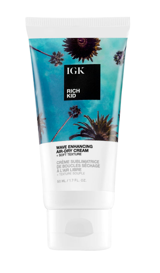 IGK RICH KID Coconut Oil Air-Dry Styler Travel, 1.7 fl. oz.