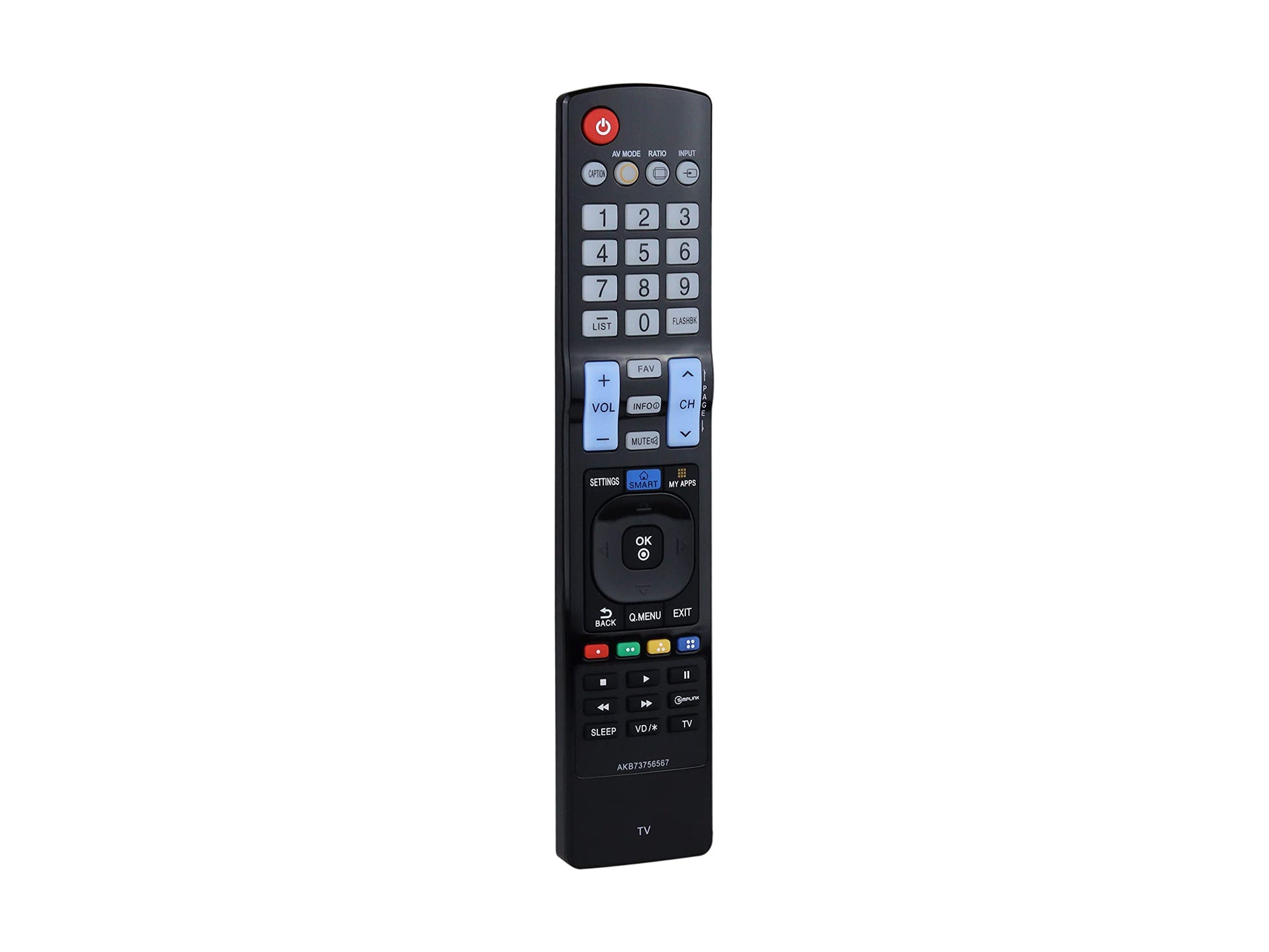 Control Remoto LG AKB73756567 Reemplazo para LCD LED HDTV Smart TV AKB73756542 AKB73756506 AKB73756504 AKB73756502 AKB73615309 AKB73615306