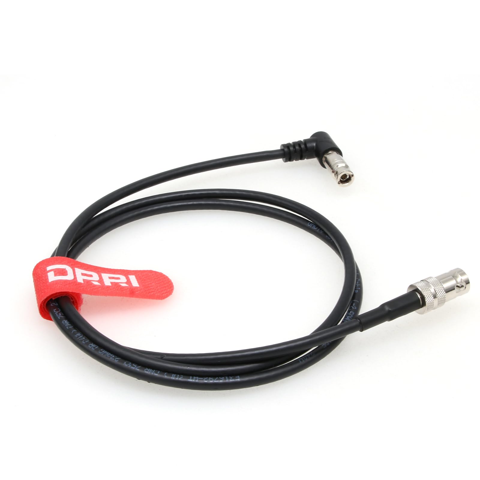 DRRI Cable coaxial BNC hembra a micro-BNC de ángulo recto de alta densidad para dispositivo DekTec