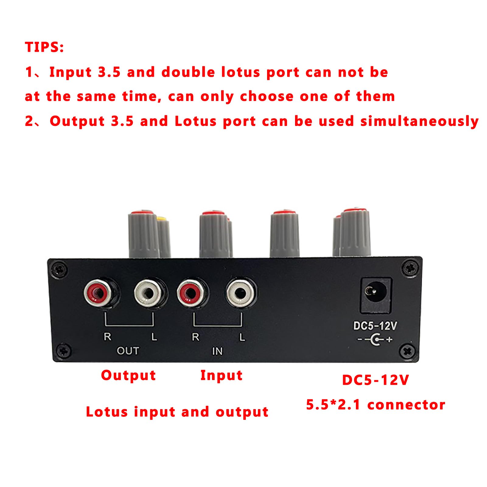 Ecualizador de Sonido Vvikizy Aluminio 7 Bandas para Estéreo de Automóvil
