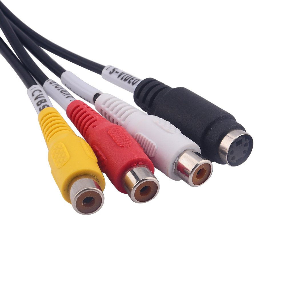Nuevo Cable de adaptación del convertidor de Captura USB 2.0 a 3 RCA o svideo TV DVD VHS RW