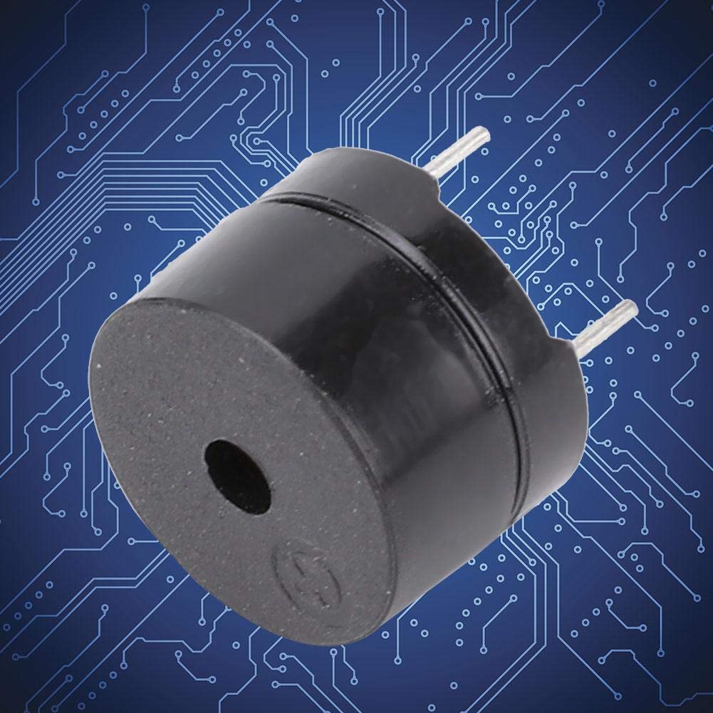 Hilitand 50 Piezas zumbador pasivo electromagnético de Alta sensibilidad CA 2 kHz 3 V 5 V 9 V 12 V zumbador 16 ohmios